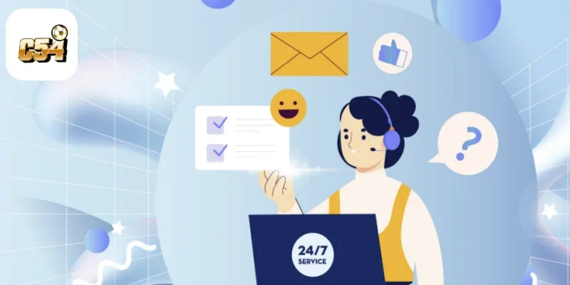 C54 hỗ trợ 24 7 không? Đánh Giá Thực Tế Dịch Vụ 2026 2 Các kênh hỗ trợ C54 liên tục, không gián đoạn